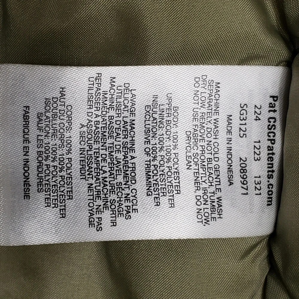 Columbia Girls M 10/12‎ Sage Green Omni-Heat Parka Gorpcore Winter Jacket Hooded
